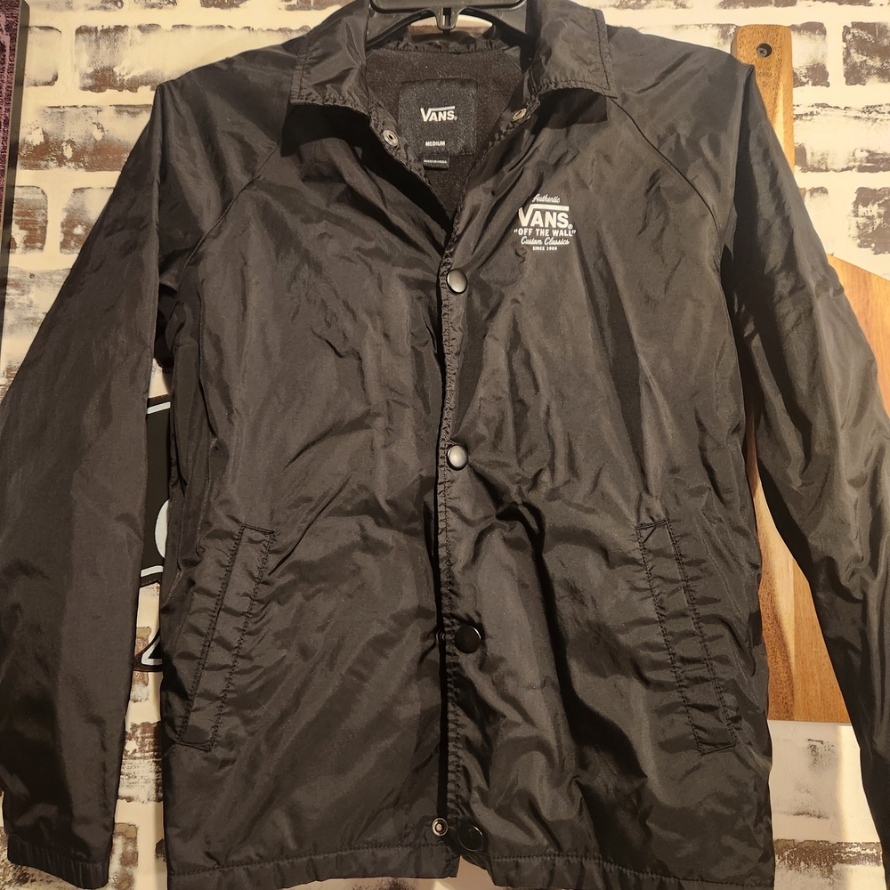 Vans Torrey Boy's Black Jacket Size Medium